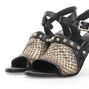 A.S.98 Becci Sandalen Dames Zwart | NL-QKOFGD-352