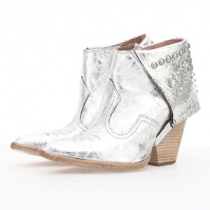 A.S.98 Blondie Ankle boots Dames Zilver | NL-UNLFKD-479