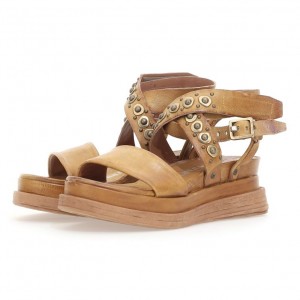 A.S.98 Ladonna Sandalen Dames Khaki | NL-ZMBOSN-178