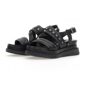 A.S.98 Lalla Sandalen Dames Zwart | NL-KDISVM-481