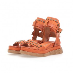 A.S.98 Leta Sandalen Dames Oranje | NL-ROXPVU-268