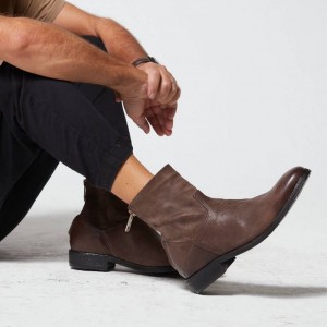 A.S.98 Mason Ankle boots Heren Chocola | NL-USLITP-401