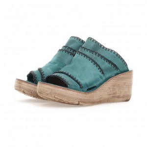 A.S.98 Nivek Sandalen Dames Groen | NL-GFYJVR-392