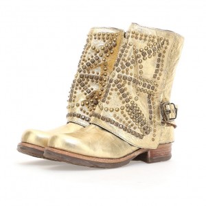 A.S.98 Shana Ankle boots Dames Goud | NL-WFKDEZ-902