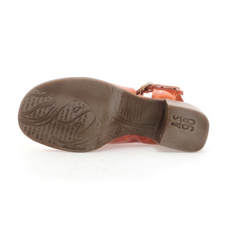 A.S.98 Amice Sandalen Dames Oranje | NL-WRAJDK-645