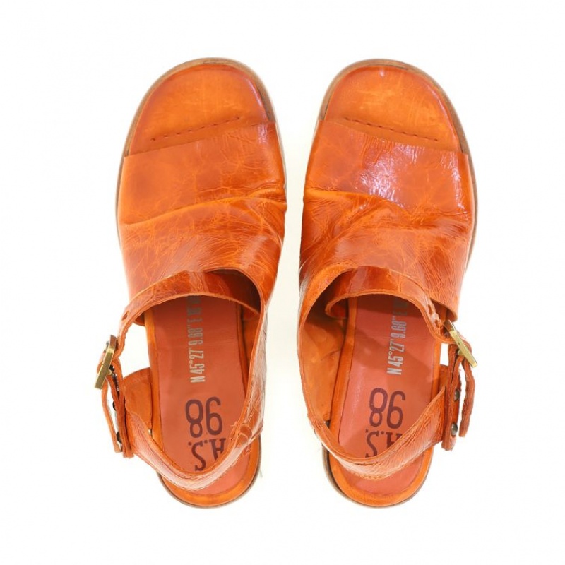 A.S.98 Amice Sandalen Dames Oranje | NL-WRAJDK-645