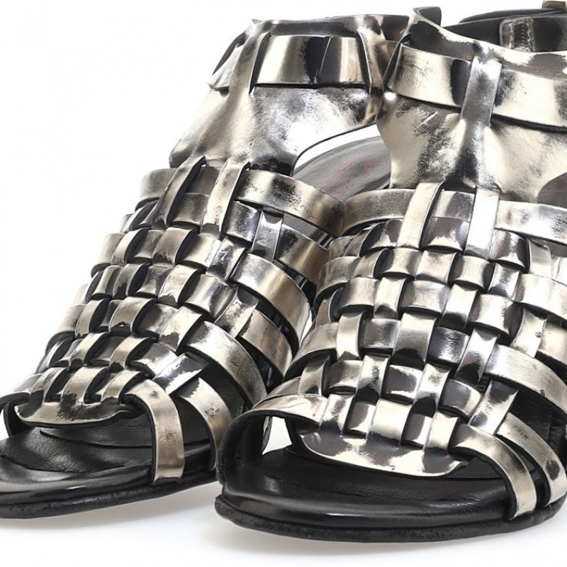 A.S.98 Barb Sandalen Dames Platina | NL-BFAUCI-830