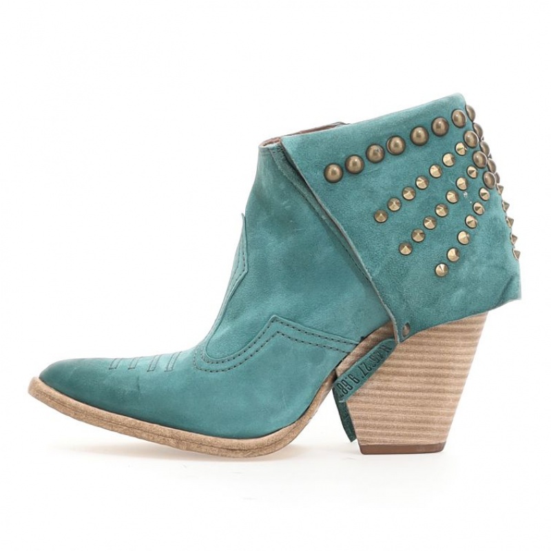 A.S.98 Blondie Ankle boots Dames Groen | NL-CDBYKJ-720