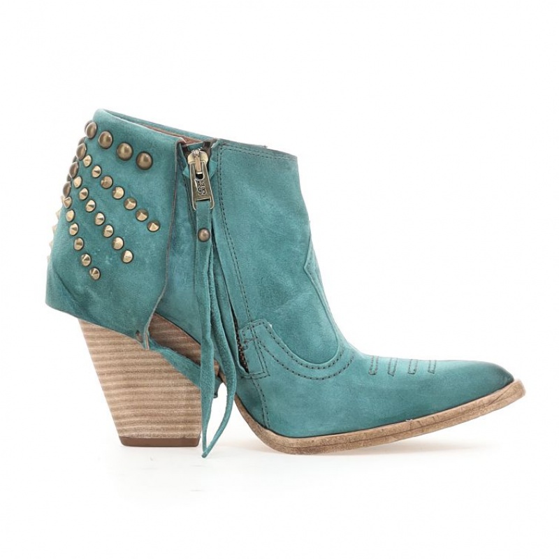 A.S.98 Blondie Ankle boots Dames Groen | NL-CDBYKJ-720