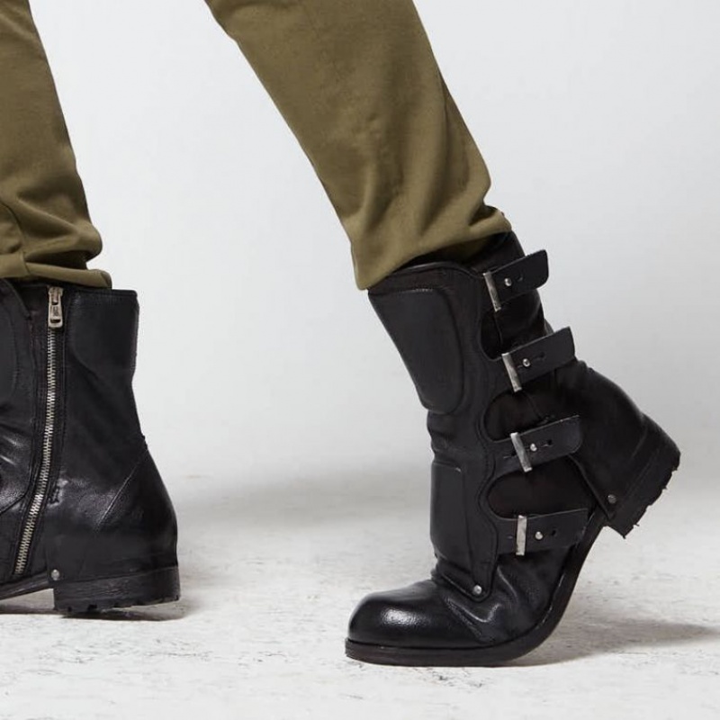 A.S.98 Boots Shield 409204 Ankle boots Heren Zwart | NL-AQEYSV-564