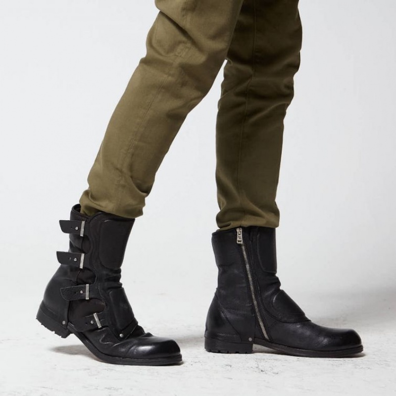 A.S.98 Boots Shield 409204 Ankle boots Heren Zwart | NL-AQEYSV-564