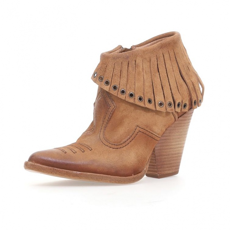 A.S.98 Brigit Ankle boots Dames Geel | NL-YQGANU-672