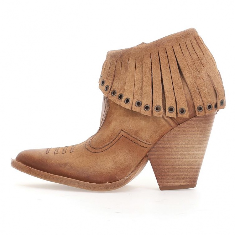 A.S.98 Brigit Ankle boots Dames Geel | NL-YQGANU-672