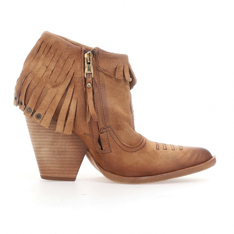 A.S.98 Brigit Ankle boots Dames Geel | NL-YQGANU-672