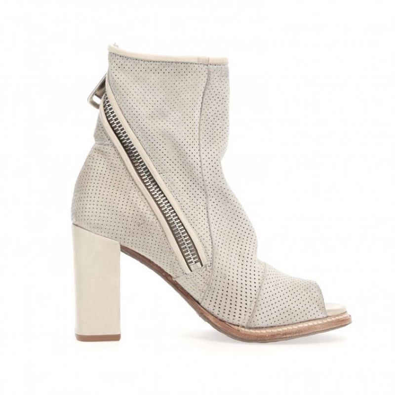 A.S.98 Brucie Ankle boots Dames Beige | NL-BYVHDK-180