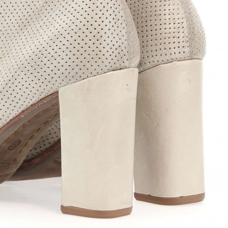 A.S.98 Brucie Ankle boots Dames Beige | NL-BYVHDK-180