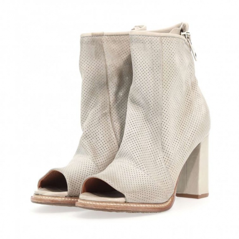 A.S.98 Brucie Ankle boots Dames Beige | NL-BYVHDK-180