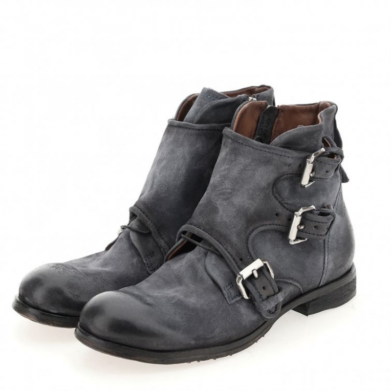 A.S.98 Clash 401202 Ankle boots Heren Donkerblauw | NL-NYUEAT-152