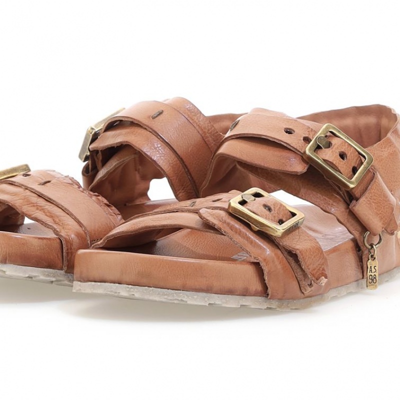 A.S.98 Evelyn Sandalen Dames Bruin | NL-PLDVJU-284