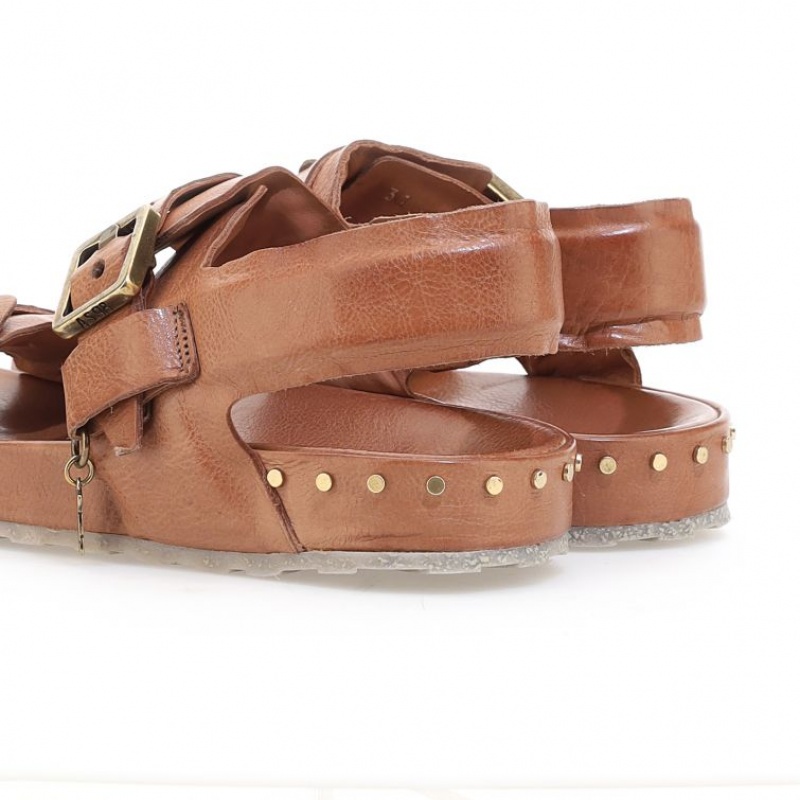 A.S.98 Evelyn Sandalen Dames Bruin | NL-PLDVJU-284