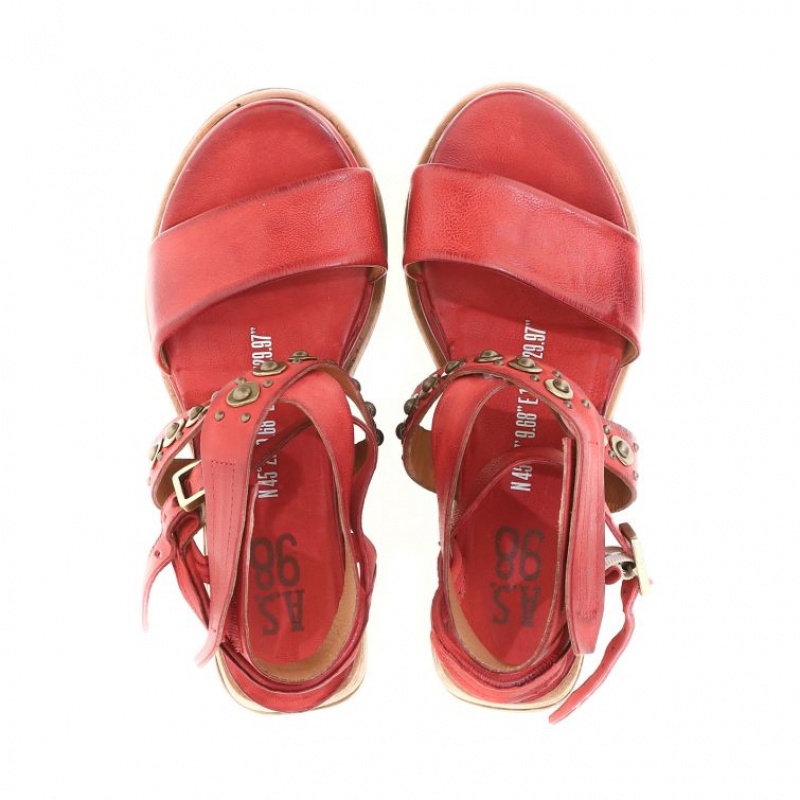 A.S.98 Ladonna Sandalen Dames Donkerrood | NL-DBHSTP-167