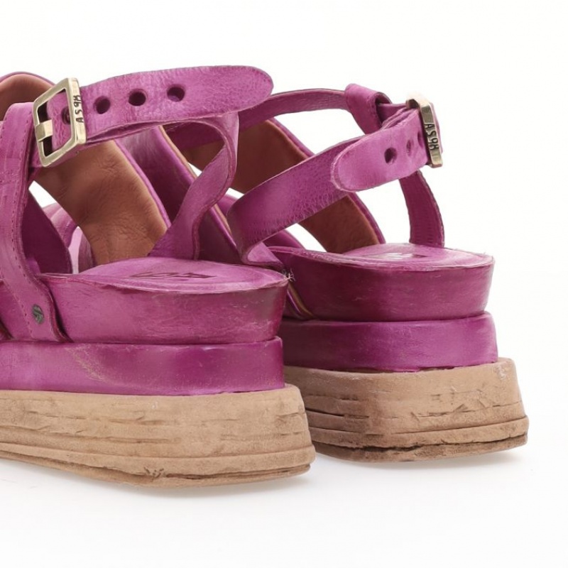 A.S.98 Lalla Sandalen Dames Fuchsie | NL-TFJSNM-287