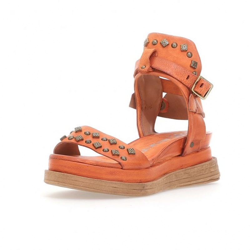 A.S.98 Leta Sandalen Dames Oranje | NL-ROXPVU-268