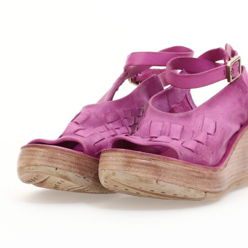 A.S.98 Nan Sandalen Dames Fuchsie | NL-LTYHZN-745