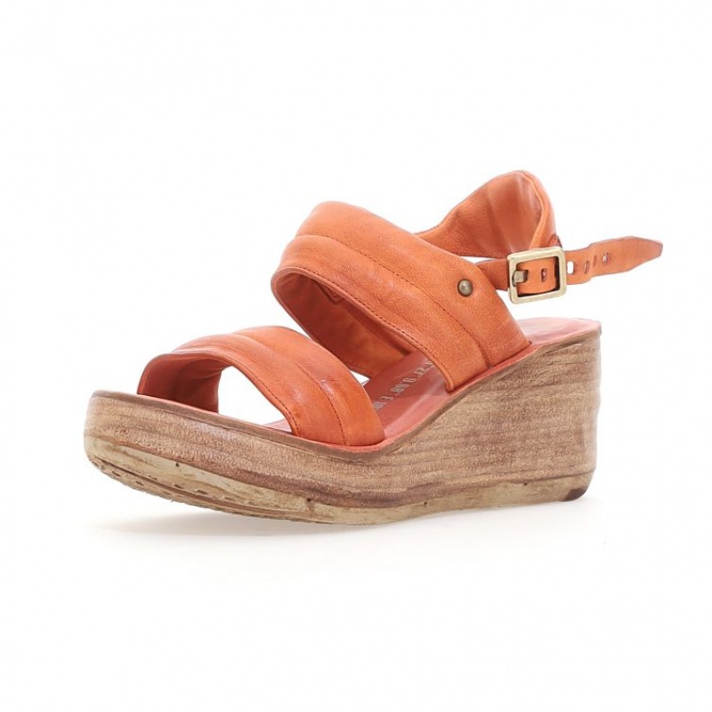 A.S.98 Neely Sandalen Dames Oranje | NL-EMNBSF-793