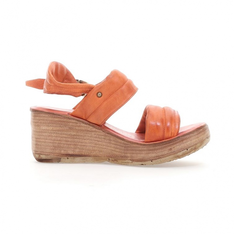 A.S.98 Neely Sandalen Dames Oranje | NL-EMNBSF-793