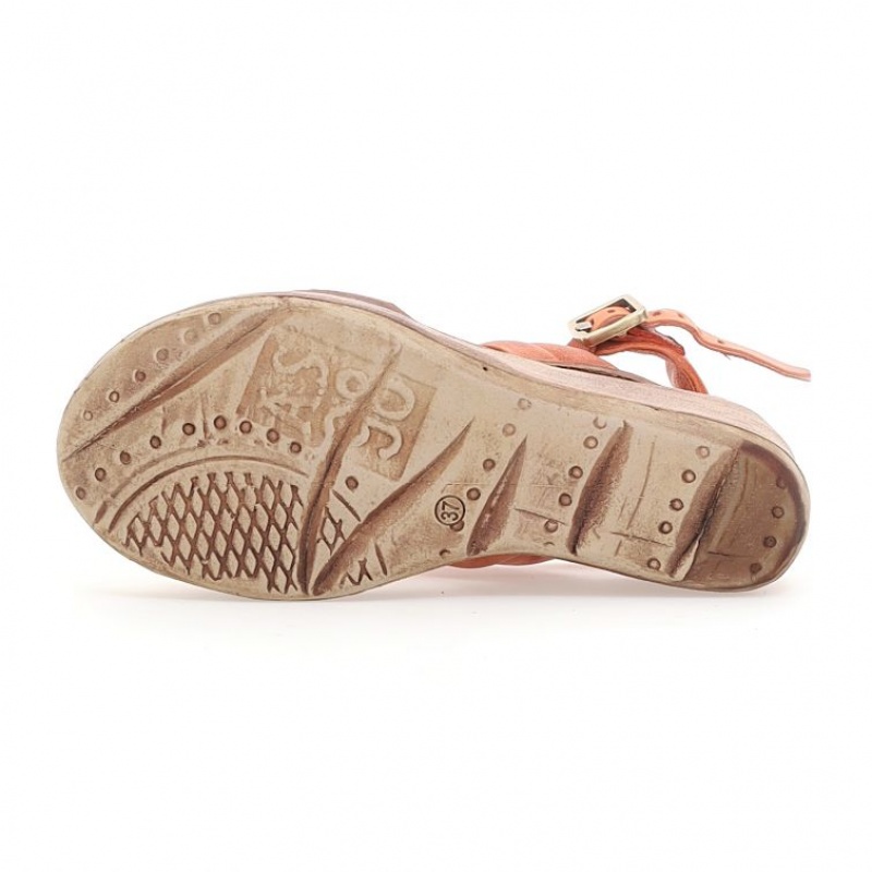 A.S.98 Neely Sandalen Dames Oranje | NL-EMNBSF-793