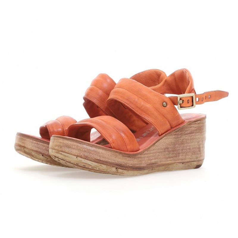 A.S.98 Neely Sandalen Dames Oranje | NL-EMNBSF-793