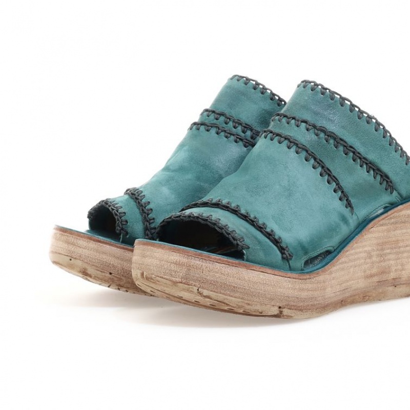 A.S.98 Nivek Sandalen Dames Groen | NL-GFYJVR-392