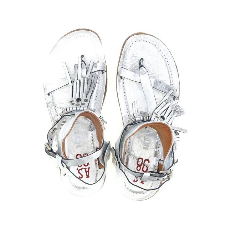 A.S.98 Reina Sandalen Dames Zilver | NL-FBDUWN-903