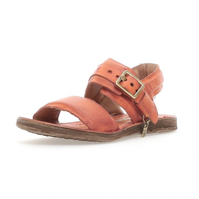 A.S.98 Ria Sandalen Dames Oranje | NL-HBNTQJ-895