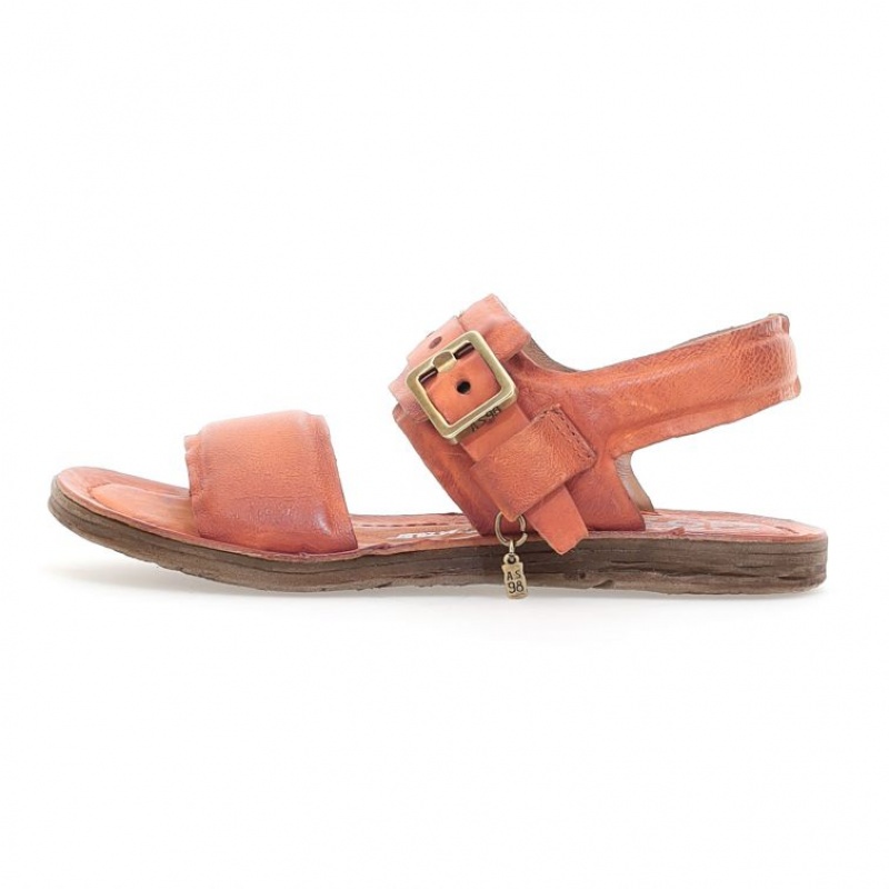 A.S.98 Ria Sandalen Dames Oranje | NL-HBNTQJ-895