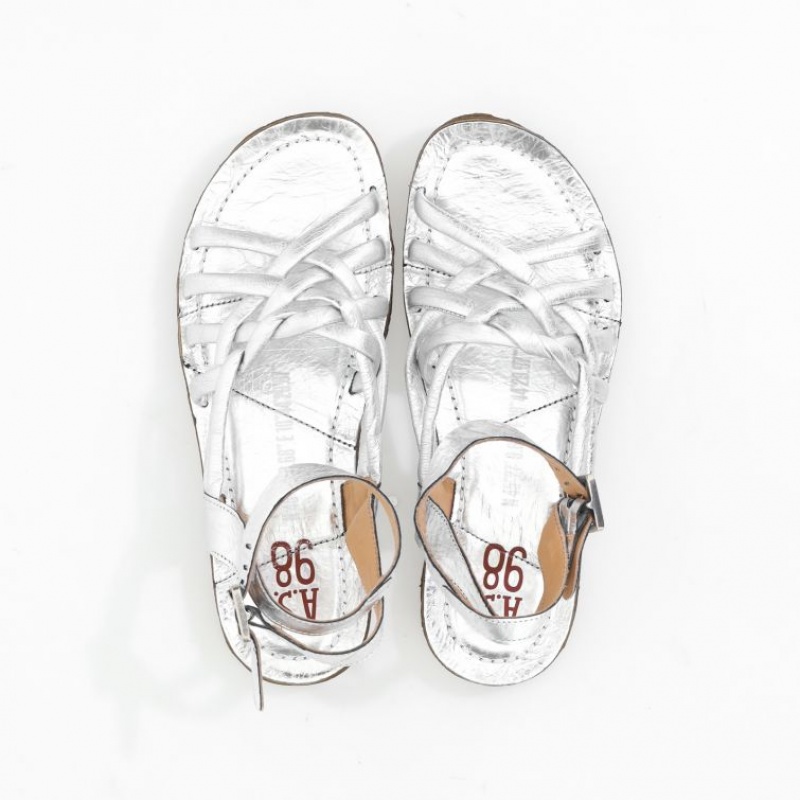 A.S.98 Rylee Sandalen Dames Zilver | NL-OBPHCZ-128