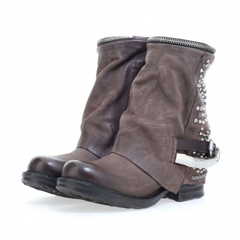 A.S.98 Saintec 259216 Ankle boots Dames Chocola | NL-MDWQXJ-563