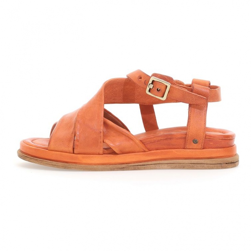 A.S.98 Sallie Sandalen Dames Oranje | NL-BZUPOG-319