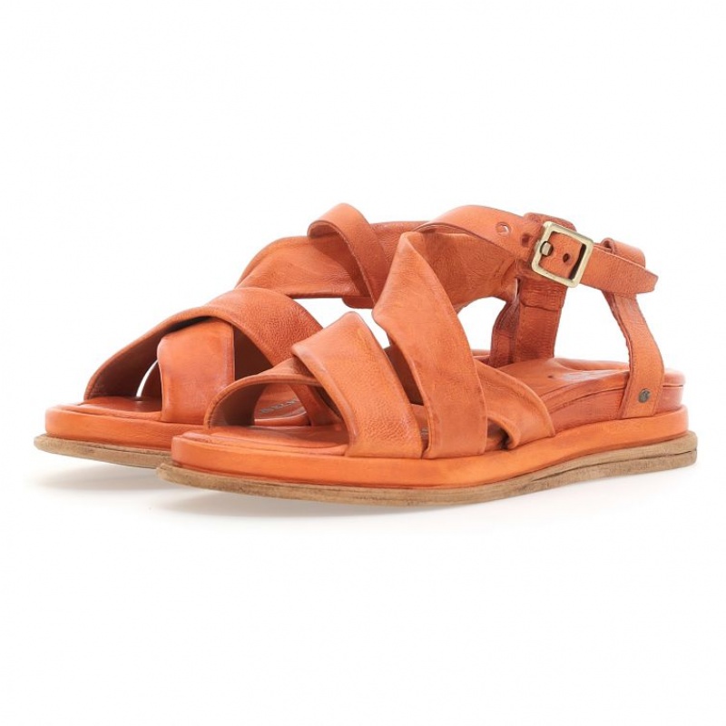 A.S.98 Sallie Sandalen Dames Oranje | NL-BZUPOG-319