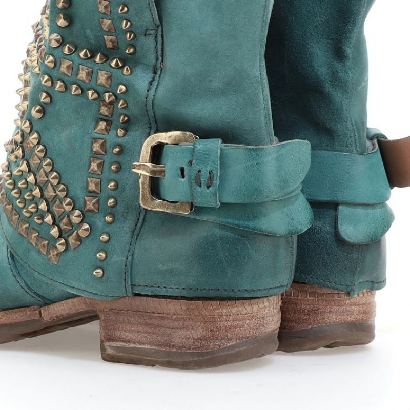 A.S.98 Shana Ankle boots Dames Groen | NL-TKYEZB-765