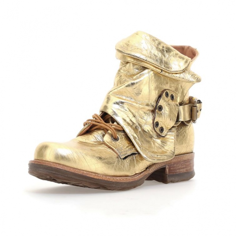 A.S.98 Shanice Ankle boots Dames Goud | NL-RUYHIE-793